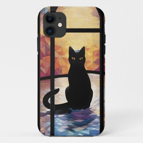 Black Cat Halloween 2023 iPhone 11 Case