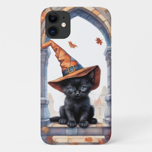 Black Cat Halloween 2023 iPhone 11 Case