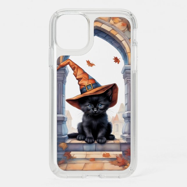 Black Cat Halloween 2023 Speck iPhone 11 Case (Front)