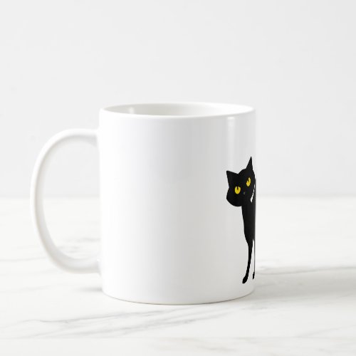 Black Cat Halloween _ Black Cats T_Shirt Coffee Mug