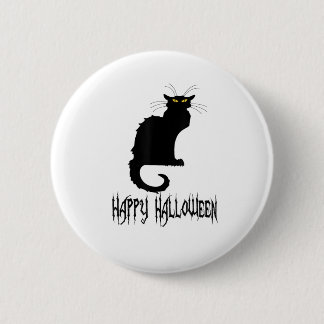 Black Cat Halloween , Costume Idea, Party, Plus si Button