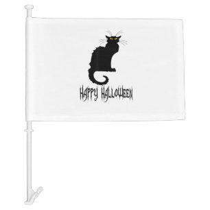 Black Cat Halloween , Costume Idea, Party, Plus si Car Flag