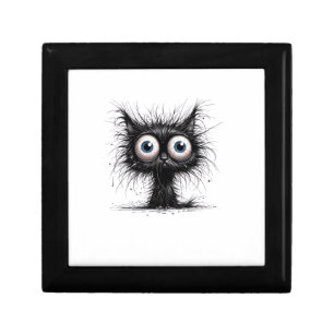 Black Cat Halloween Costume Party Funny Scary Cat Gift Box