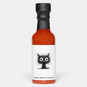 Black Cat Halloween Costume Party Funny Scary Cat  Hot Sauces