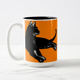 Black Cat Halloween Cup
