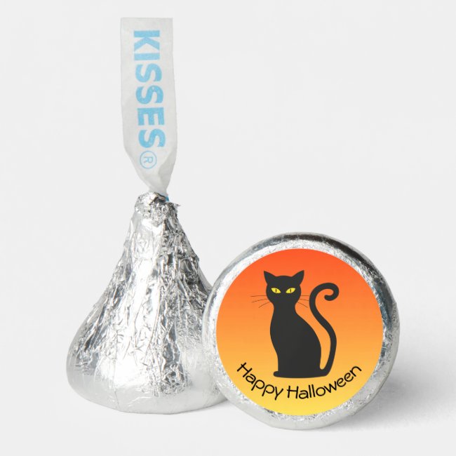Black Cat Halloween Design Hershey®'s Kisses®