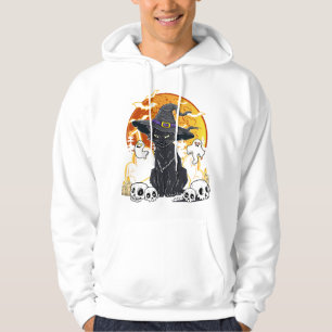 Black Cat Halloween   Hoodie