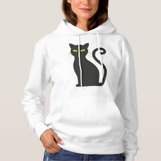 Black cat Halloween  Hoodie