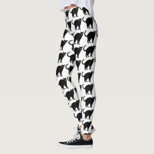 Black Cat Halloween Leggings