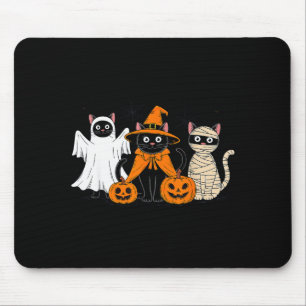 Black Cat Halloween Mouse Pad