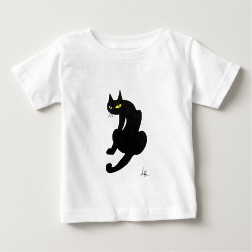 BLACK CAT HALLOWEEN PARTY BABY T_Shirt