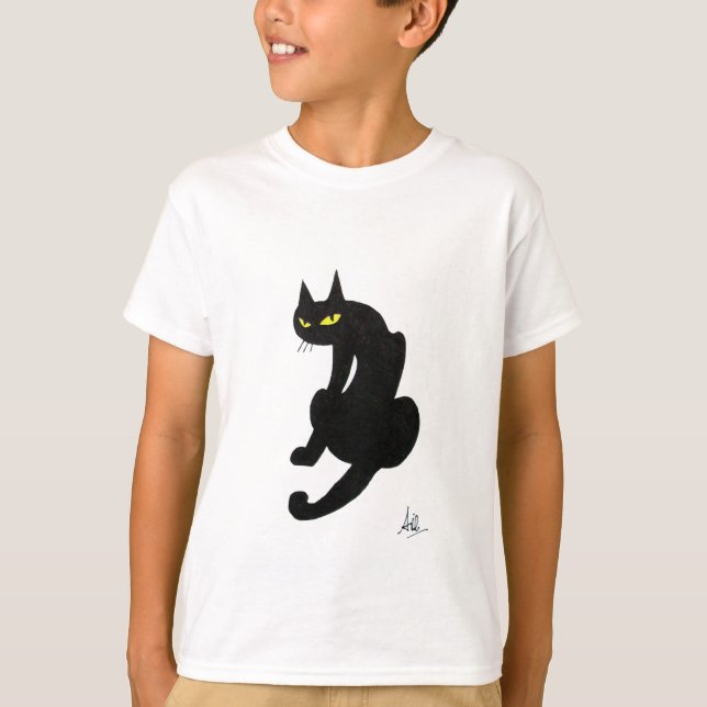 BLACK CAT HALLOWEEN PARTY T-Shirt (Front)