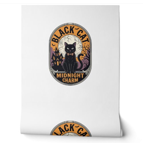 Black Cat Halloween Shirt Vintage Midnight Charm D Wallpaper