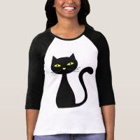 Black Cat Halloween T-shirts
