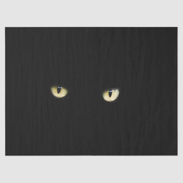 BLACK CAT HALLOWEEN Tissue Paper (Front)