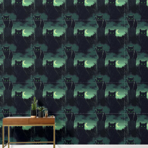 Black Cat Halloween Wallpaper