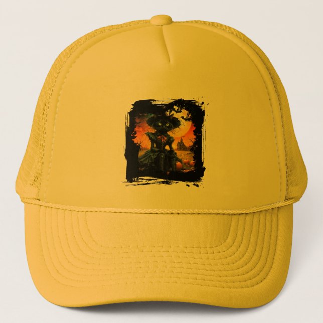 black cat Hat (Front)