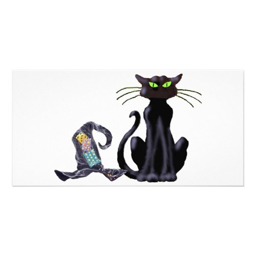 BLACK CAT  HAT by SHARON SHARPE Card