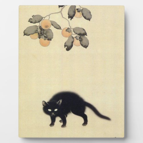 Black Cat Hishida Shunso Plaque