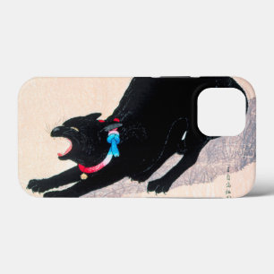 Black Cat Hissing Fine Art by Hiroaki Takahashi iPhone 13 Mini Case