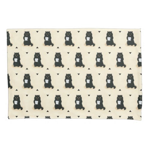 Black Cat Home Sweet Home Rescue Shelter Cute Pillow Case