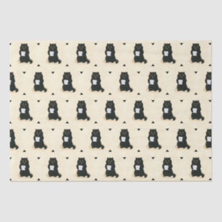Black Cat Home Sweet Home Rescue Shelter Cute Tissue Paper