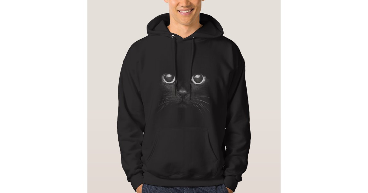 black cat hoodie | Zazzle