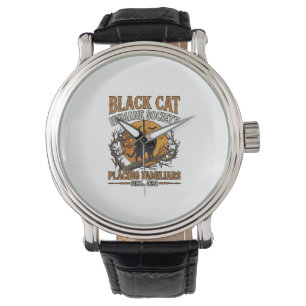 Black Cat Humane Society Halloween Full Moon Bats_ Watch