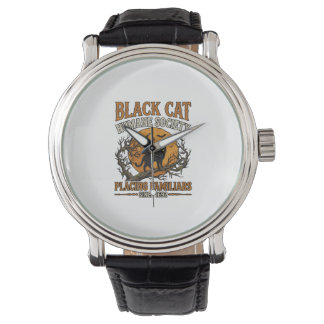 Black Cat Humane Society Halloween Full Moon Bats_ Watch