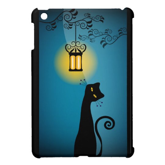 Black Cat iPad Mini Case