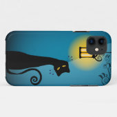 Black Cat iPhone 5 Case (Back (Horizontal))