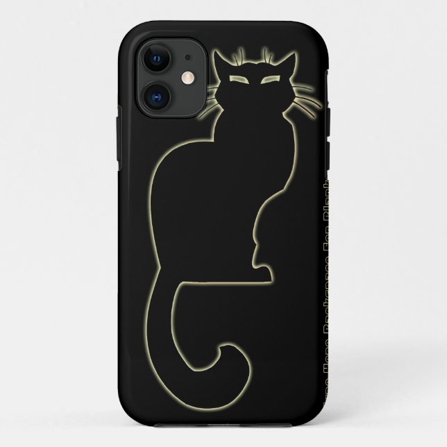 Black Cat iPhone 5 Case Cat Lover Smartphone Case (Back)