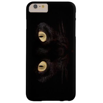 Black Cat Iphone 6 Plus Case by Three_Men_and_a_Mama at Zazzle