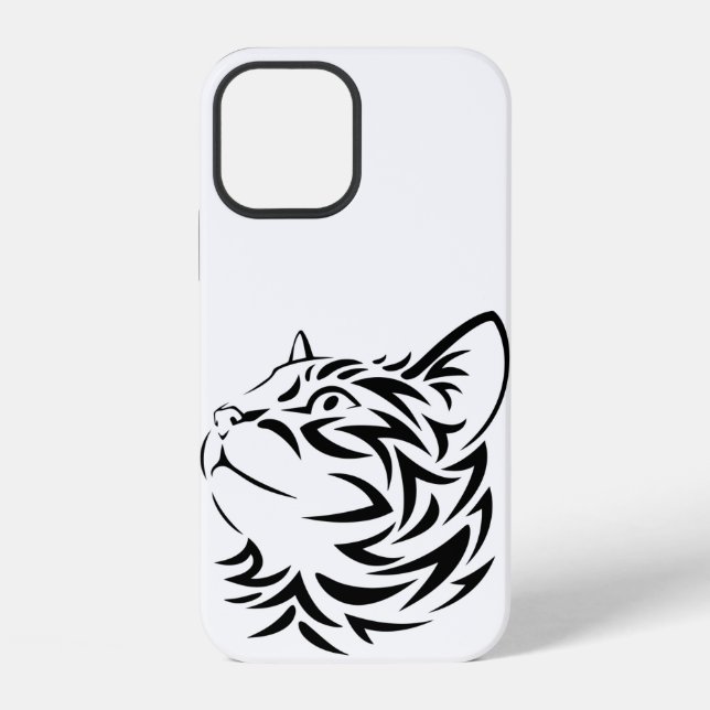 black cat iphone case (Back)