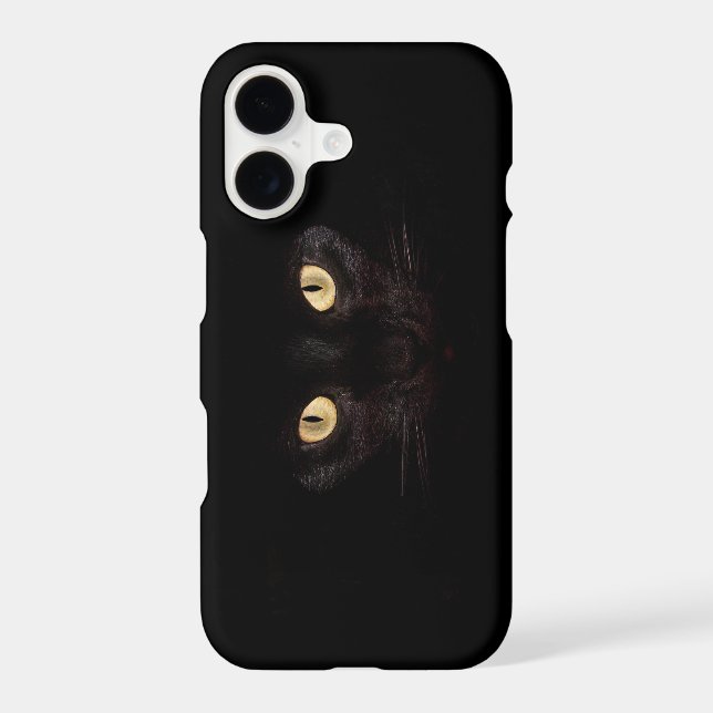 Black Cat Iphone Case (Back)