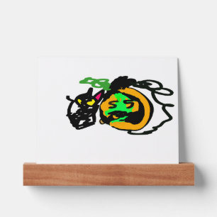 Black Cat jack o 'lantern fun Picture Ledge