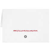 Black Cat Jack O Lantern Pumpkin Orange Cards (Back Horizontal)