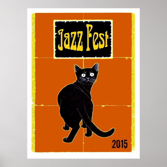 Black Cat Jazz Fest 2015 Poster (Front)