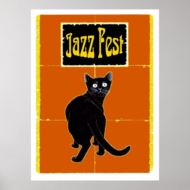 Black Cat Jazz Fest Poster (Front)