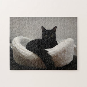 black cat jigsaw puzzle