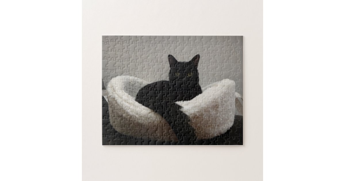 black cat jigsaw puzzle