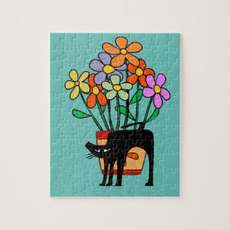 Black Cat Jigsaw Puzzle