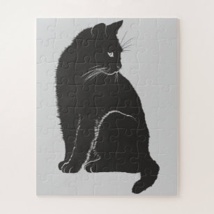 black cat jigsaw puzzle