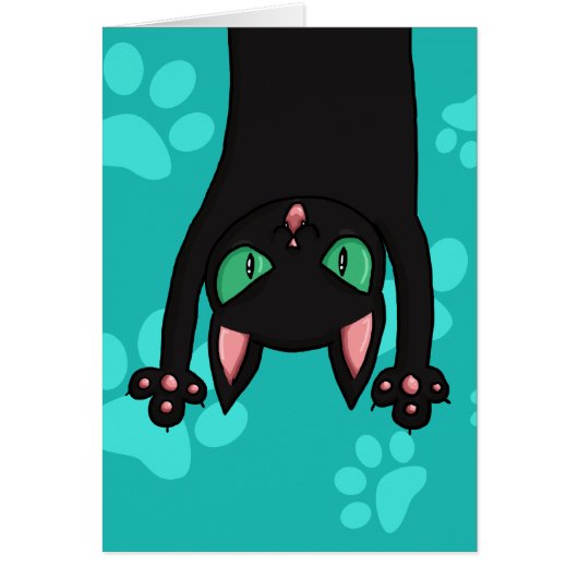 Black Cat jumping out Cards (Front)