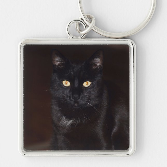 Black Cat Keychain (Front)