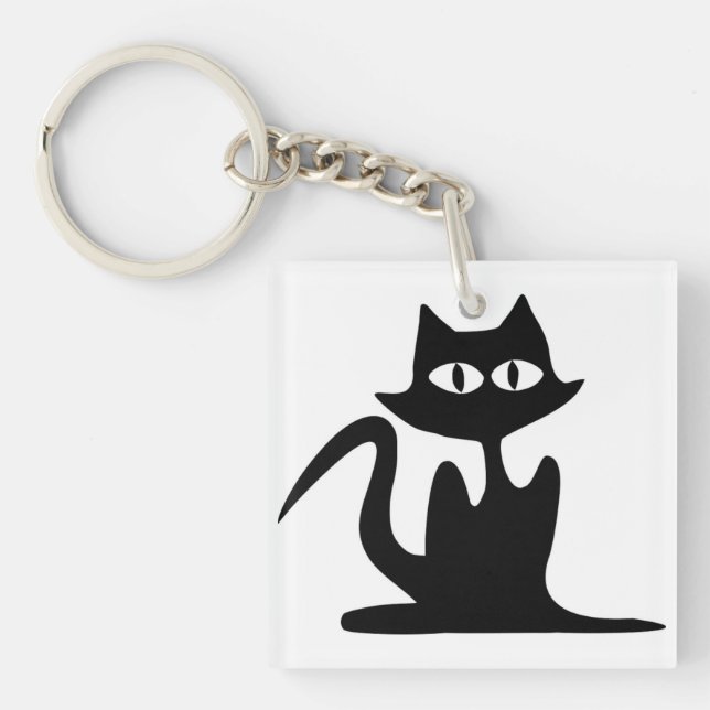 BLACK CAT KEYCHAIN (Front)
