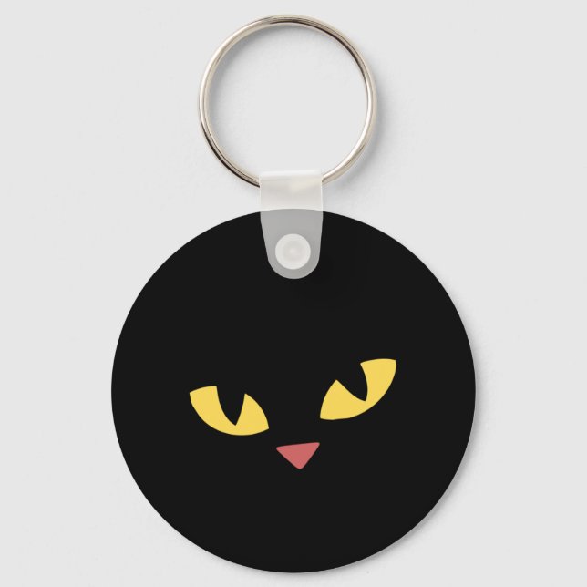 Black Cat Keychain (Front)