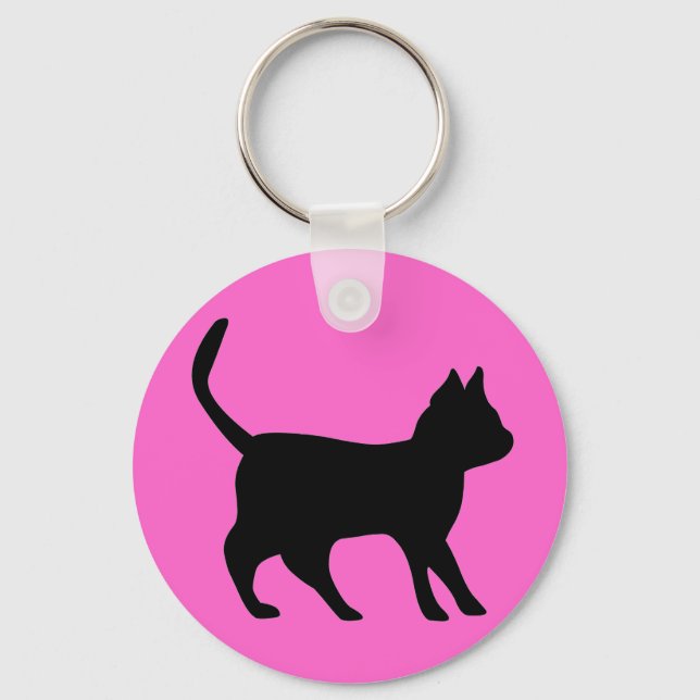 Black Cat Keychain (Front)