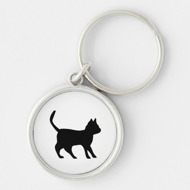 Black Cat Keychain (Front)