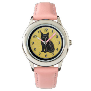 Black Cat Lemon + Black Dial Watch